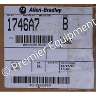 * SURPLUS ALLEN BRADLEY 1746-A7 SER B 7-SLOT PLC RACK SLC 500
