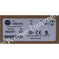 * SURPLUS ALLEN BRADLEY 1794-IV16 SER A 16-CH. DIGITAL INPUT