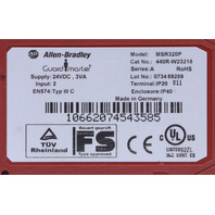 * ALLEN BRADLEY 440R-W23218 SER A GUARDMASTER SAFTEY RELAY
