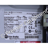 * ALLEN BRADLEY 20BD014A0AYNAND0 SER B POWERFLEX 700 AC DRIVE 10 HP