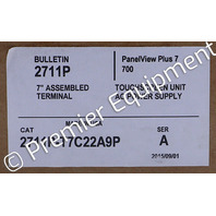 * ALLEN BRADLEY 2711P-T7C22A9P SER A PERFORMANCE PANELVIEW PLUS 7 OPERATOR INTERFACE 