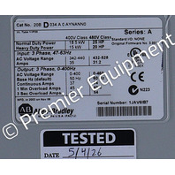 * ALLEN BRADLEY 20BD034A0AYNANN0 SER A 25 HP AC DRIVE POWERFLEX 700