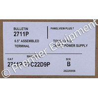 * SURPLUS ALLEN BRADLEY 2711P-T7C22D9P SER B PERFORMANCE PANELVIEW PLUS 7 OPERATOR INTERFACE 