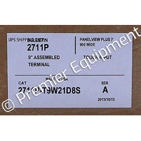 * ALLEN BRADLEY 2711P-T9W21D8S SER A PANELVIEW PLUS 7 9" OPERATOR PANEL