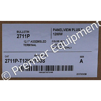 * ALLEN BRADLEY 2711P-T12W21D8S SER B PANELVIEW PLUS 7 12" OPERATOR PANEL