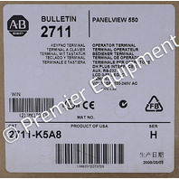 * SURPLUS ALLEN BRADLEY 2711-K5A8 SER H PANELVIEW 550 OPERATOR INTERFACE