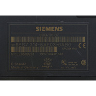 * SIEMENS SIMATIC S7 6ES7 314-5AE03-0ABO PROCESSOR CONTROLLER