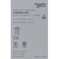 * SCHNEIDER ELECTRIC MODICON QUANTUM 140CPS11420 POWER SUPPLY MODE