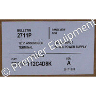 * SURPLUS ALLEN BRADLEY 2711P-T12C4D8K SER A 12.1" PANELVIEW 1250 PLUS 6 OPERATOR INTERFACE