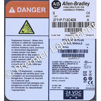 * ALLEN BRADLEY 2711P-T12C4D8 /A PANELVIEW 1250 PLUS 6 2711P-RDT12C & 2711P-RP8D
