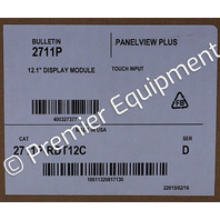 * SURPLUS ALLEN BRADLEY 2711P-RDT12C SER D 12.1" PANELVIEW PLUS 1250 DISPLAY MODULE