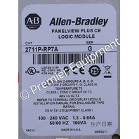 * ALLEN BRADLEY 2711P-RP7A SER G PANELVIEW PLUS 256MB CE LOGIC MODULE