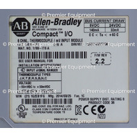 * ALLEN BRADLEY 1769-IT6 SER A COMPACT I/O 6 CHANNEL THERMOCOUPLE mV INPUT MODULE