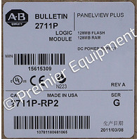 * SURPLUS ALLEN BRADLEY 2711P-RP2 SER G LOGIC MODULE PANELVIEW PLUS 6