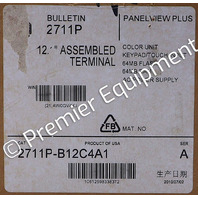 * SURPLUS ALLEN BRADLEY 2711P-B12C4A1 SER A 12.1" PANELVIEW PLUS KEYPAD TOUCH TERMINAL