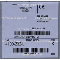 * ALLEN BRADLEY 4100-232-L SER K 2 AXIS SERVO CONTROLLER