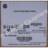 * SURPLUS ALLEN BRADLEY 2198-H040-ERS2 SER A KINETIX 5500 SERVO DRIVE