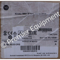* SURPLUS ALLEN BRADLEY 2198-H025-ERS SER A KINETIX 5500 SERVO DRIVE