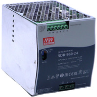 * MEAN WELL SDR-960-24 200-240V INPUT 24VDC OUTPUT INDUSTRIAL POWER SUPPLY