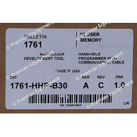 * SURPLUS ALLEN BRADLEY 1761-HHP-B30 SER A MICROLOGIX HAND-HELD PROGRAMMER