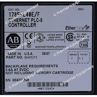 * ALLEN BRADLEY 1785-L40E SER F ETHERNET PLC-5 CONTROLLER