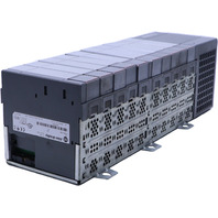 * ALLEN BRADLEY SLC 500 1746-A10 /B 10-SLOT RACK W/ 1746-P4 1746-OW16 1746-IA16