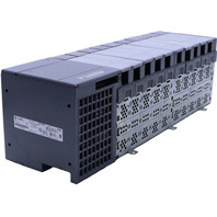 * ALLEN BRADLEY SLC 500 1746-A10 /B 10-SLOT RACK W/ 1746-P4 1746-OW16 1746-IA16