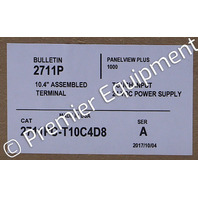 * ALLEN BRADLEY 2711P-T10C4D8 /A 10" PANELVIEW PLUS 6 OPERATOR PANEL 