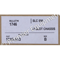 * ALLEN BRADLEY 1746-A13 SER B 13-SLOT CHASSIS PLC RACK SLC 500