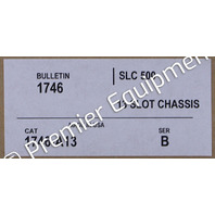 * ALLEN BRADLEY 1746-A13 SER B 13-SLOT CHASSIS PLC RACK SLC 500
