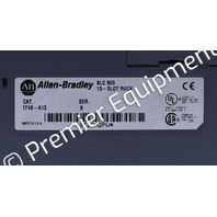 * ALLEN BRADLEY 1746-A13 SER B 13-SLOT CHASSIS PLC RACK SLC 500