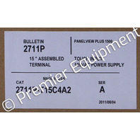* SURPLUS ALLEN BRADLEY 2711P-T15C4A2 SER A PANELVIEW PLUS 6 HMI OPERATOR PANEL