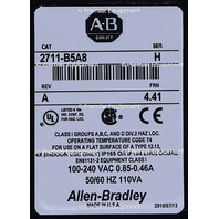* SURPLUS ALLEN BRADLEY 2711-B5A8 SER H FRN 4.41 PANELVIEW 550 OPERATOR PANEL