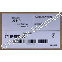 * ALLEN BRADLEY 2711P-RDK12C SER C PANELVIEW PLUS 1250 COLOR KEYPAD DISPLAY