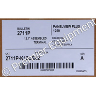 * SURPLUS ALLEN BRADLEY 2711P-K12C6A2 SER A PANELVIEW PLUS 1250 COLOR KEYPAD DISPLAY