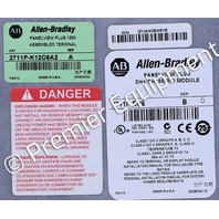 * SURPLUS ALLEN BRADLEY 2711P-K12C6A2 SER A PANELVIEW PLUS 1250 COLOR KEYPAD DISPLAY