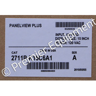* ALLEN BRADLEY 2711P-K15C6A1 SER A PANELVIEW PLUS 1500 COLOR KEYPAD OPERATOR INTERFACE