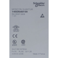 * SCHNEIDER ELECTRIC MODICON QUANTUM 140CRA93100 RIO DROP S908 MODULE