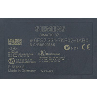 * SIEMENS SIMATIC S7 6ES7 331-7KF02-0AB0
