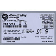 * ALLEN BRADLEY 1762-OW8 SER A MICROLOGIX RELAY OUTPUT MODULE