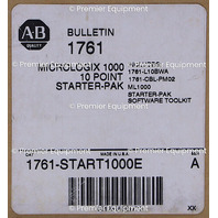 * ALLEN BRADLEY 1761-START1000E STARTER KIT SER A 1761-L10BWA MICROLOGIX 1000