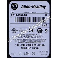 * SURPLUS ALLEN BRADLEY 2711-B5A16 SER H FRN 4.48 PANELVIEW 550 OPERATOR INTERFACE