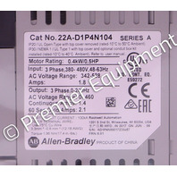 * SURPLUS ALLEN BRADLEY 22A-D1P4N104 SER A POWERFLEX 4 AC DRIVE