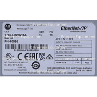 * ALLEN BRADLEY 1766-L32BWAA SER B MICROLOGIX 1400 32 POINT CONTROLLER MODULE