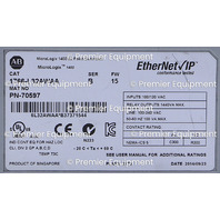 * ALLEN BRADLEY 1766-L32AWAA / B MICROLOGIX 1400 32 POINT CONTROLLER MODULE