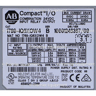 * ALLEN BRADLEY 1769-IQ6XOW4 SER B COMBINATION 24VDC INPUT RELAY OUTPUT