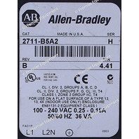 * ALLEN BRADLEY 2711-B5A2 SER H FRN 4.41 PANELVIEW 550 OPERATOR PANEL