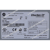 * ALLEN BRADLEY 1766-L32AWA SER B MICROLOGIX 1400 32 POINT CONTROLLER