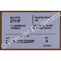 * SURPLUS ALLEN BRADLEY 2711P-T7C22D9P /A PERFORMANCE PANELVIEW PLUS 7 OPERATOR INTERFACE 
