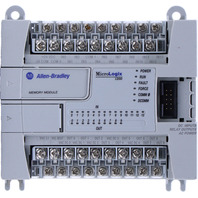 * ALLEN BRADLEY MICROLOGIX 1200 1762-L24BWAR SER C 24 POINT CONTROLLER MODULE *READ*